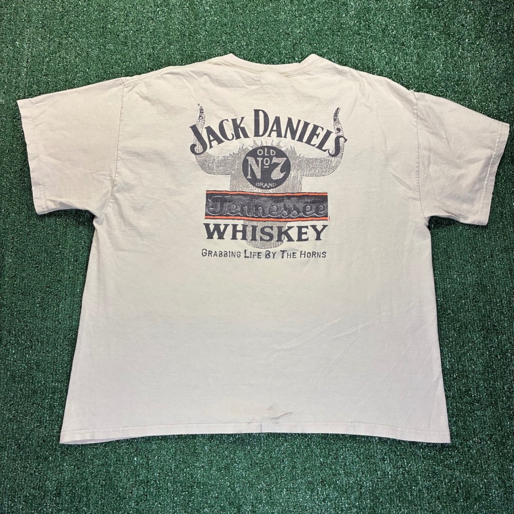 Y2K 2000's Jack Daniels Whiskey Graphic T-shirt